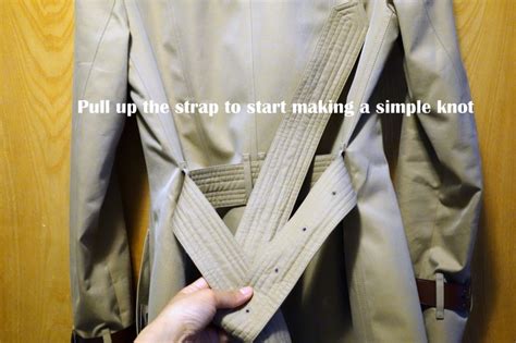 ways to tie burberry trench belt|trench coat belt buckle.